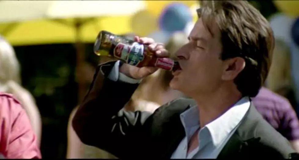 Charlie Sheen is Drinking Again. Not Really [VIDEO]