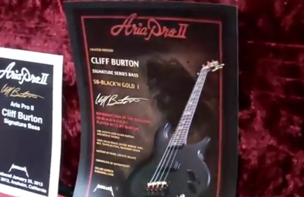 Cliff Burton Signature Bass Is Here [VIDEO]