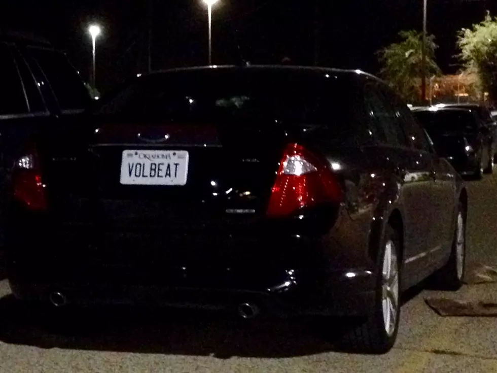Hardcore Oklahoma Volbeat Fan Gets the Band’s Name on Their License Plate