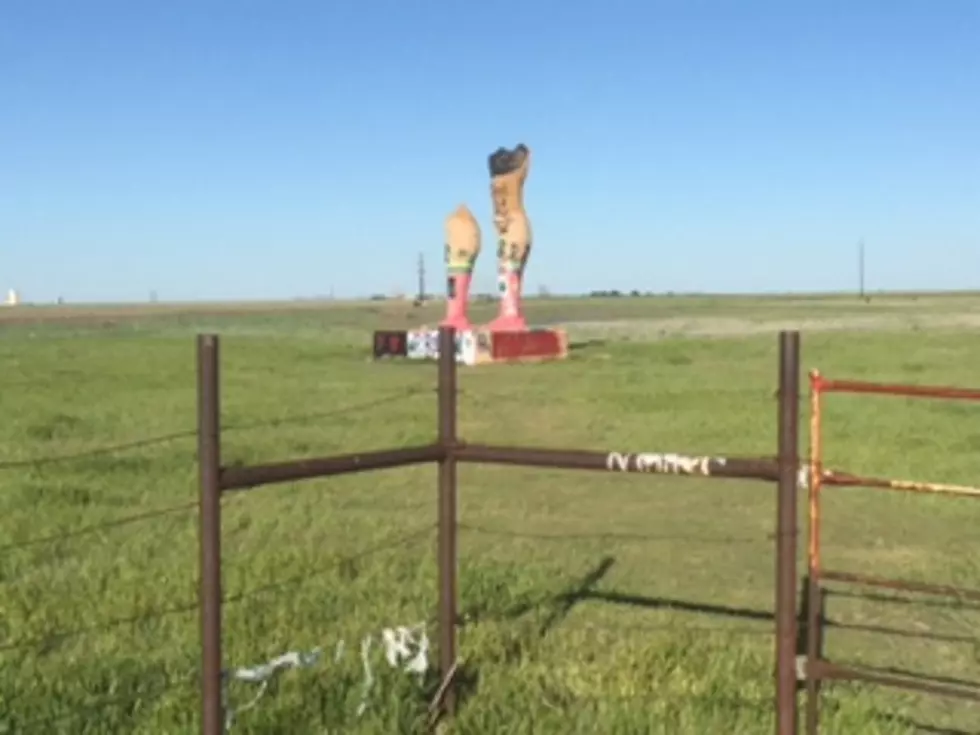 What’s Up With Those Two Legs On the Side of the Road Between Lubbock and Amarillo? [Pictures]