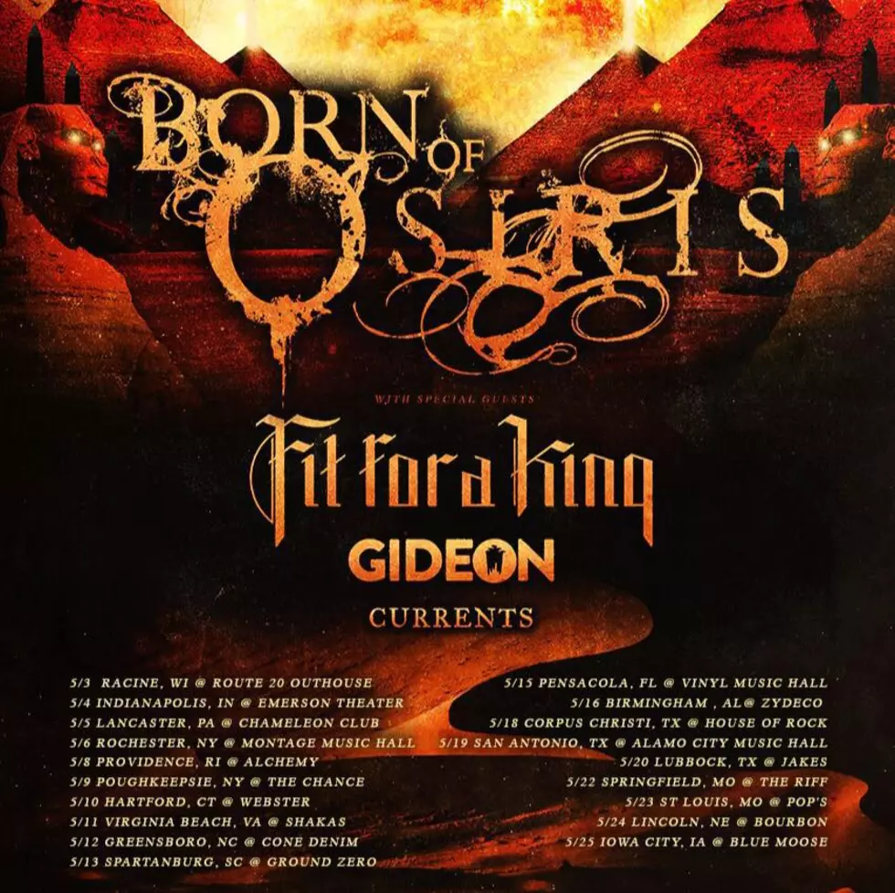 Born Of Osiris & Fit For A King Rock Jake’s Tonight
