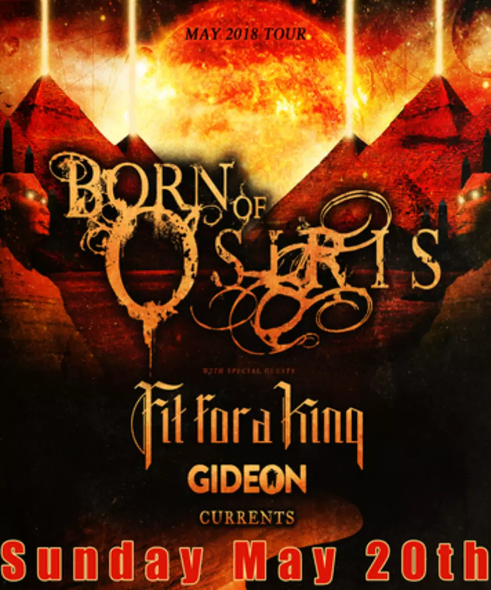Born of Osiris Will Rock Lubbock on May 20th