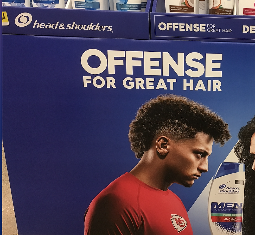 The Mahomes Marketing Team Is On Point With Head & Shoulders
