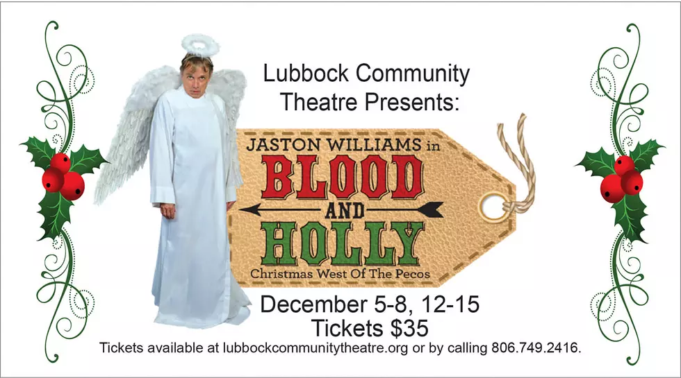 Jaston Williams in ‘Blood and Holly’ Starts Dec. 5th in Lubbock