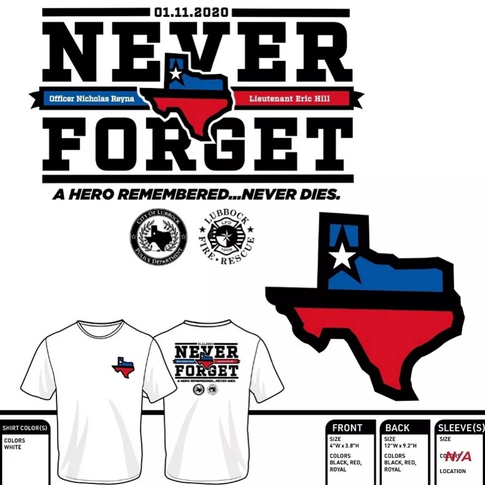 LPFFA Selling T-Shirts to Help Families of Fallen Lubbock First Responders