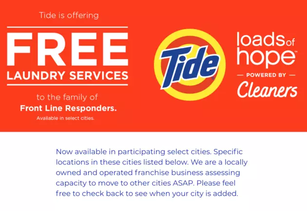 Tide Cleaners Offering Free Laundry Service to COVID-19 Front-Line Responders in Lubbock