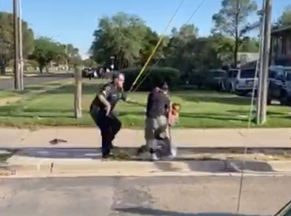 Man Arrested in Dramatic Fashion at Protest in Lubbock