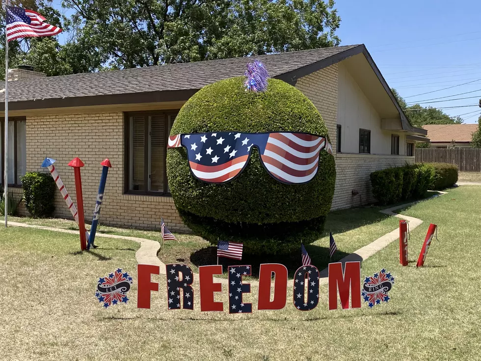 Lubbock ‘Smiling Bush’ Ready To Celebrate 4th Of July