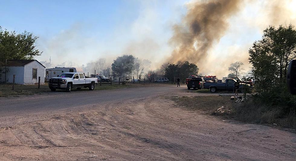 Sunday Evening Fire in Lubbock County Displaces Two Families