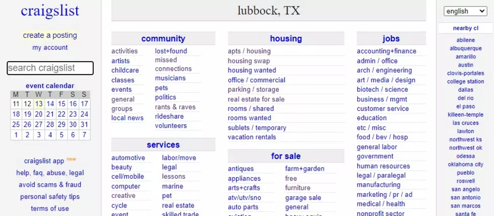 Lubbock’s Craigslist Is a Dumpster Fire of Skankiness