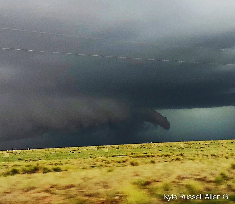 Lubbock Storm Chaser Captures Image of a VERY Excited Funnel Cloud