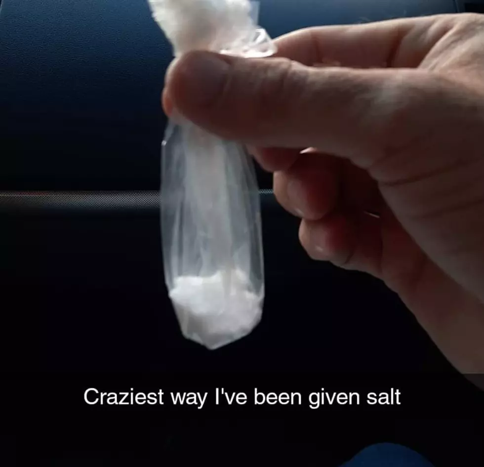 When Salt Comes in a Baggy Like This, You Might Be at a Midland Food Truck