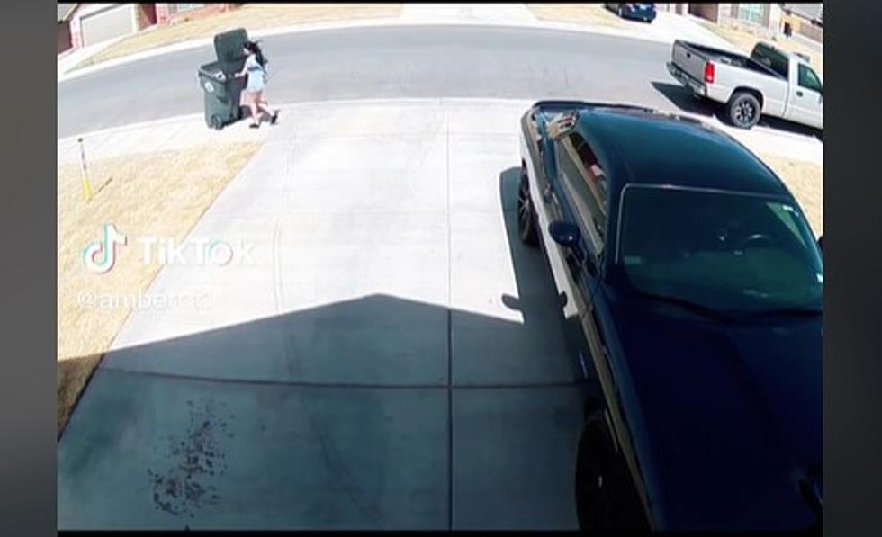 Hilarious Video: Lubbock Woman Loses Battle With Trashcan Lid