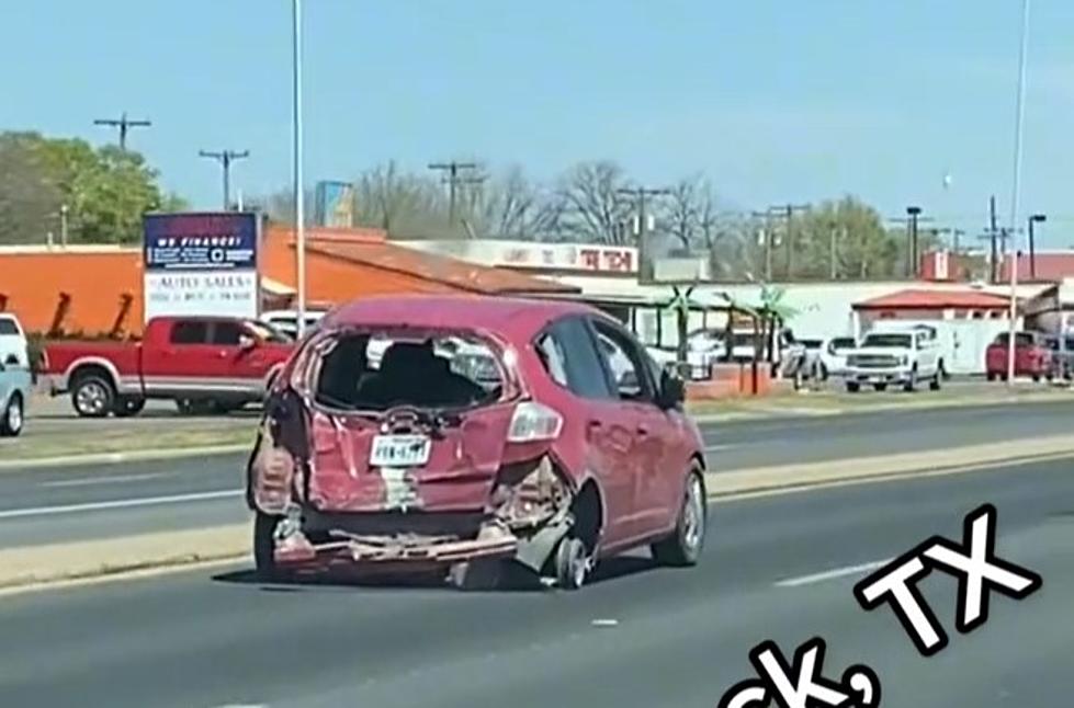 Video: The Jankiest Car I've Ever Seen On Lubbock Roads