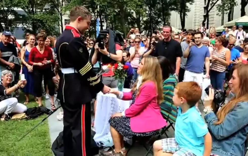 Another Awesome Marriage Proposal &#8211; This One Includes a Flash Mob and Marching Band