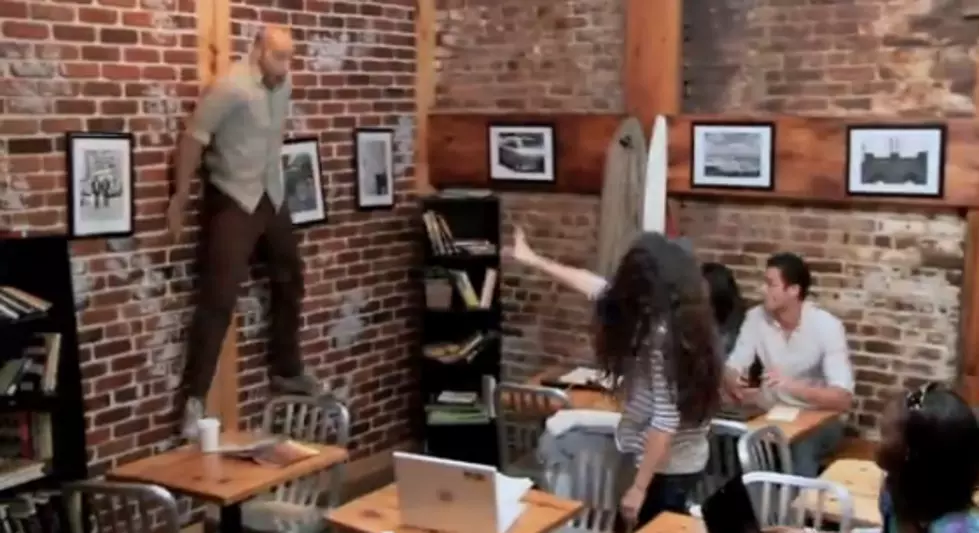 Coffee Shop Prank Scares the You Know What Out of Patrons [VIDEO]
