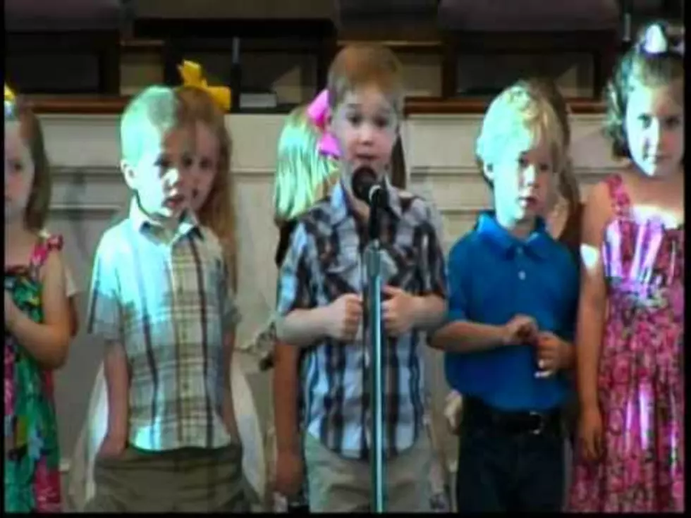 Little Boy Reciting Books of the Bible at a School Graduation Busts Out into George Strait