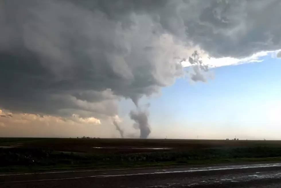 Stunning Video Of Rare Twin Tornadoes Near Perryton, Texas