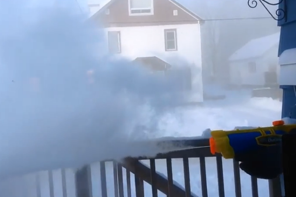 Boiling Water Turns to Snow