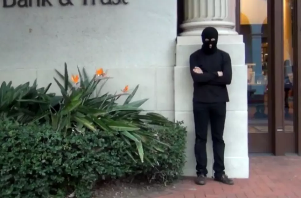 Guy in Ski Mask Tries to Open Bank Account [VIDEO]