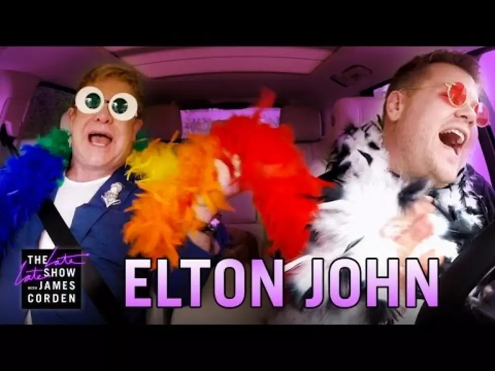 James Corden Carpools with Elton John