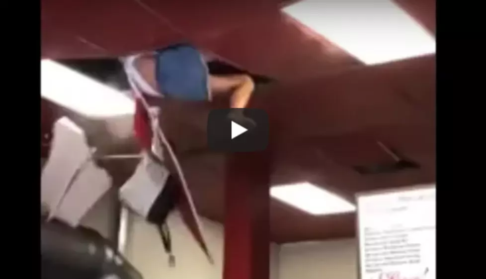 A Woman Falls Through A Restaurant Ceiling [WATCH]