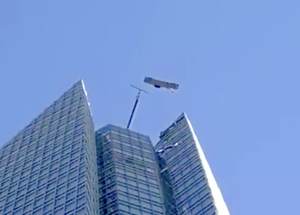 Two Window Washers Had To Be Rescued From Their Basket