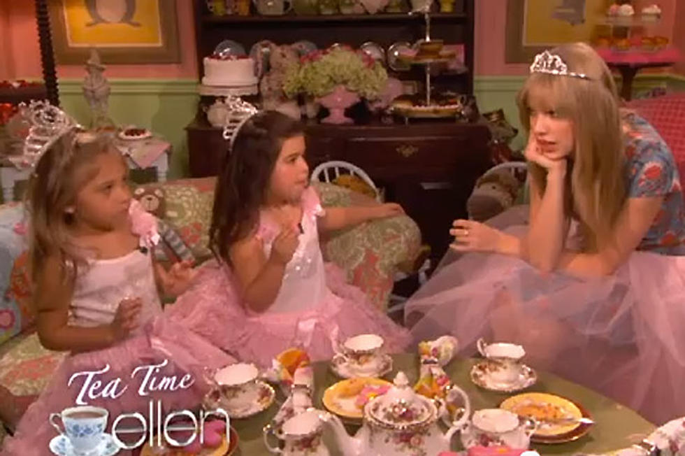 Taylor Swift Talks Boyfriends With Sophia Grace & Rosie During Tea Time