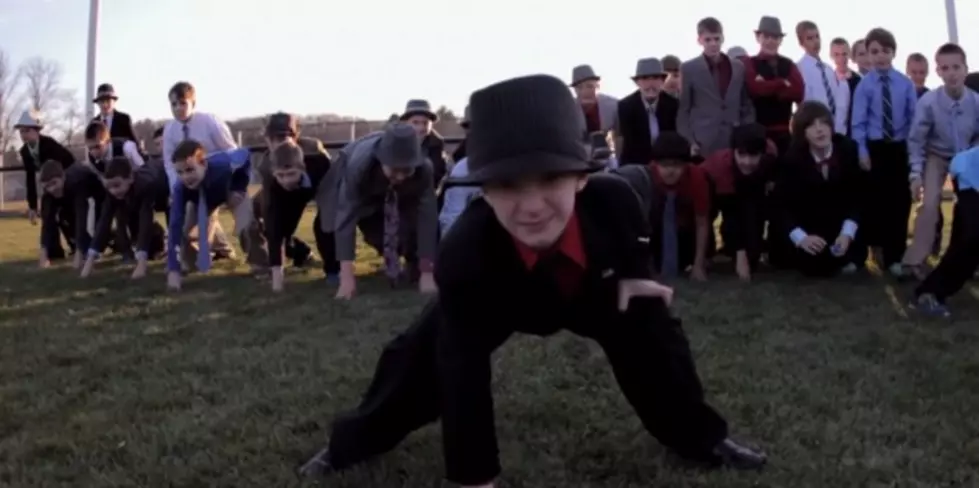 Pee Wee Football Team Wears Suits To Support A Friend [VIDEO]