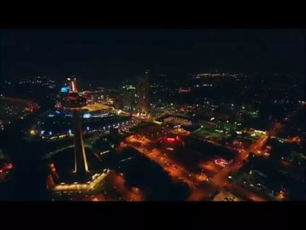 Niagara At Night Drone Video!