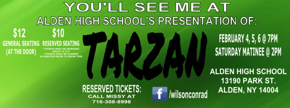 Alden High School Presents Disney&#8217;s Tarzan Starting February 4th