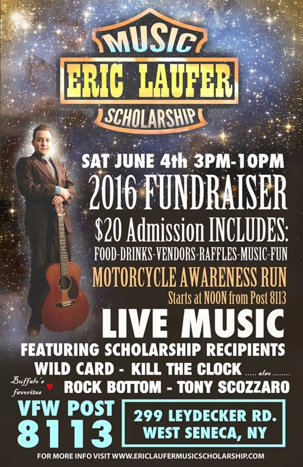 8th Annual Eric Laufer Music Scholarship Fundraiser Coming to West Seneca