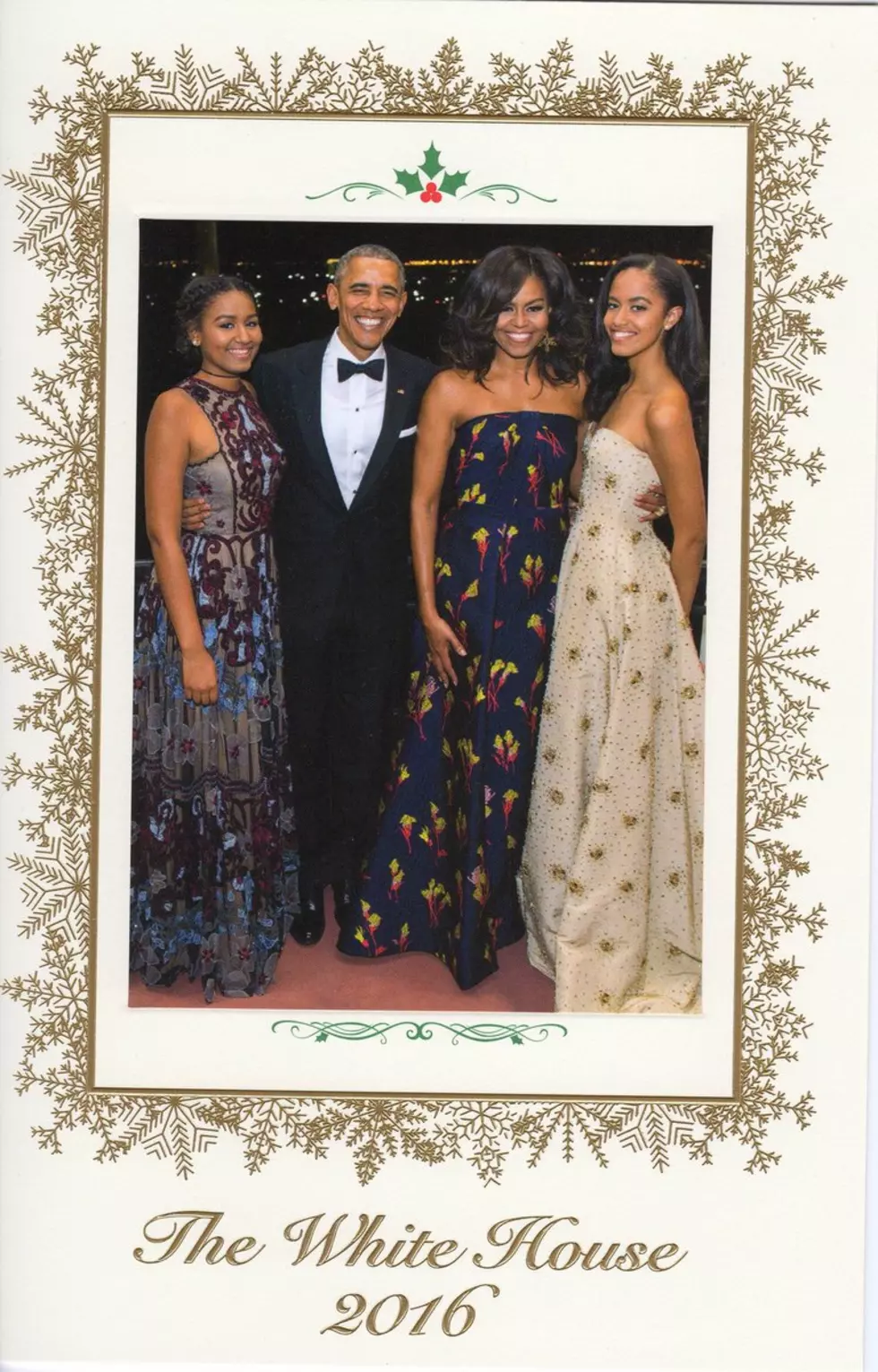 The Obamas Send Out Their Last White House Christmas Card