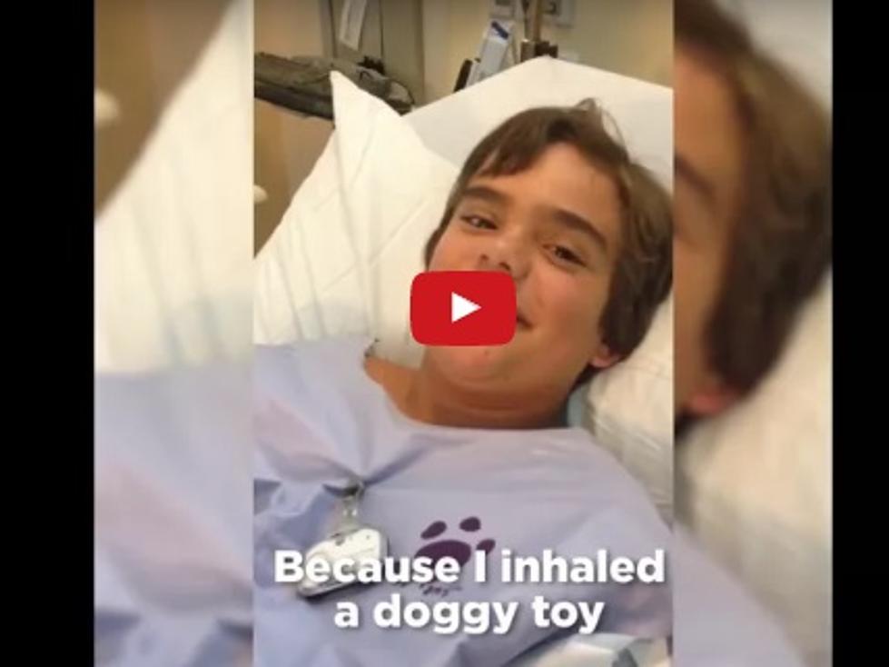 Boy Swallowed a Dog Toy