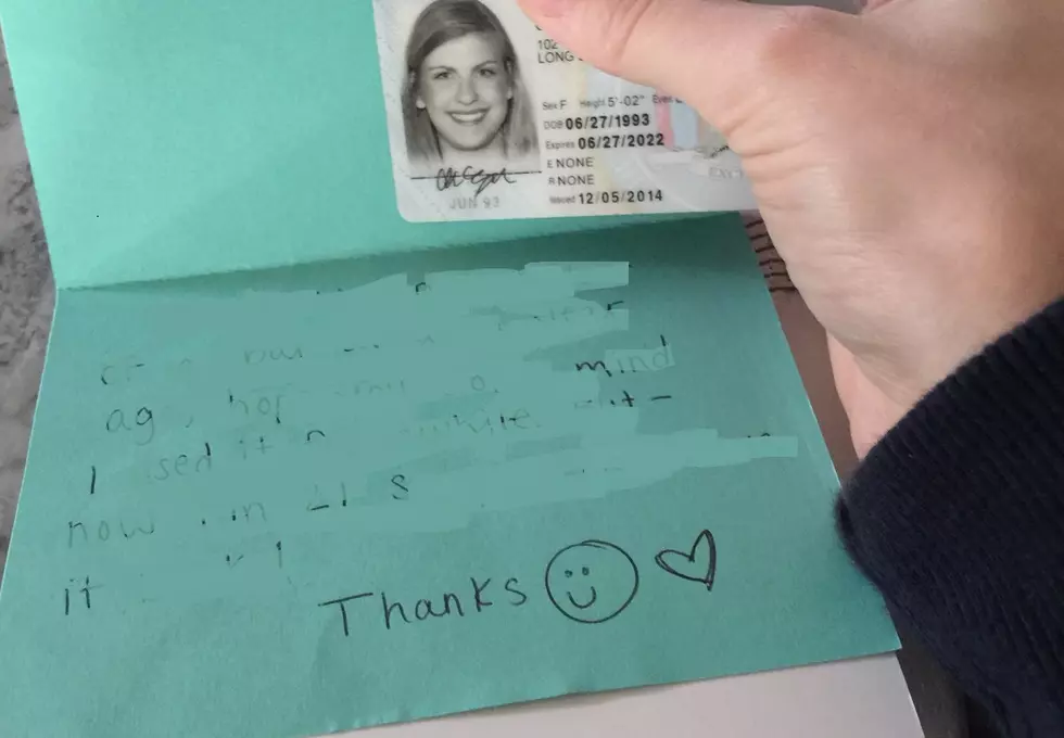 Lost ID  Returned w/ Note