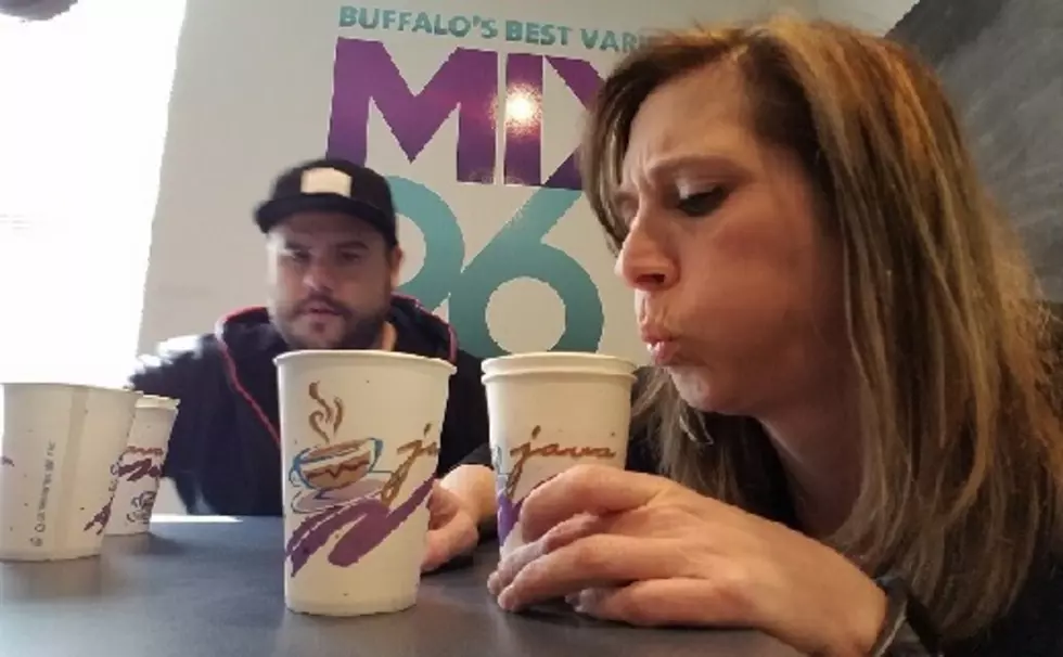 Watch Laura Daniels and Eric Jordan Try the &#8216;Cup Blowing Challenge&#8217; [VIDEO]