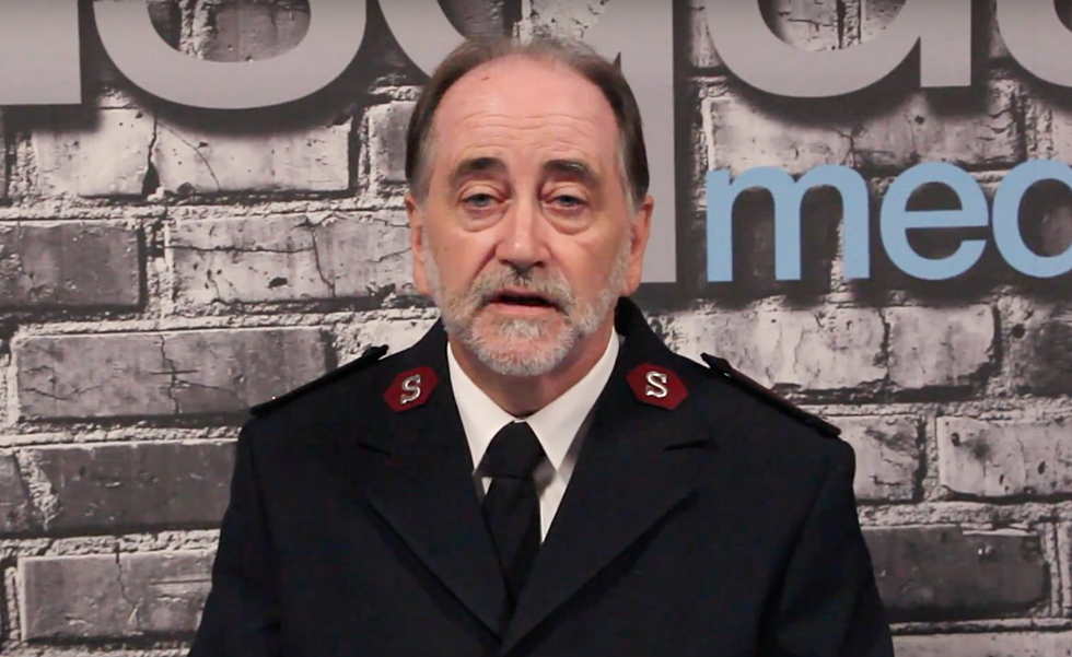 A Message from Major Applin of the Salvation Army