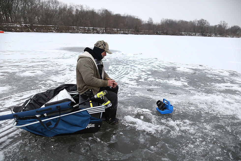 WATCH: Combination Ice Fishing + Cooking Show