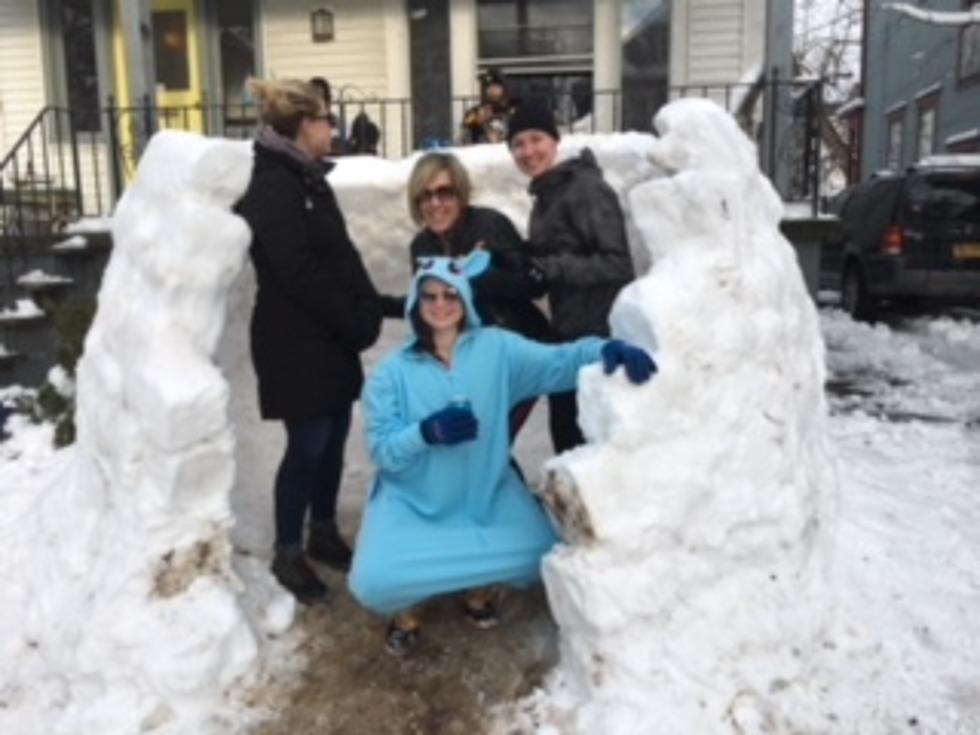 Only In Buffalo, We Made An Igloo!