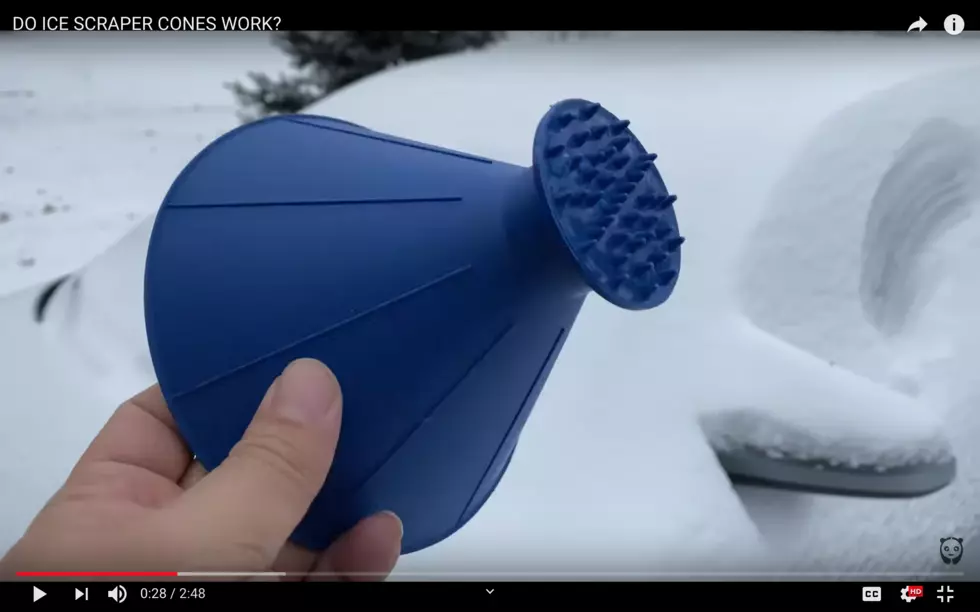 Cone Shaped Ice-Scraper Looks Pretty Cool