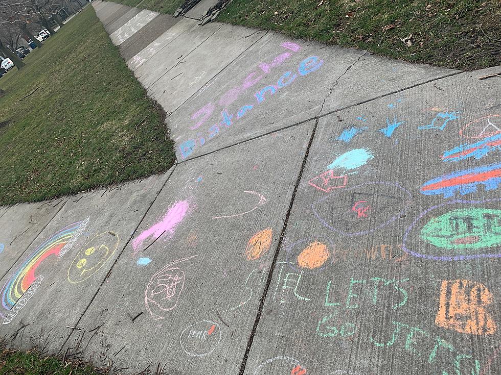 Sidewalk Chalk Inspirations Popping Up In Buffalo