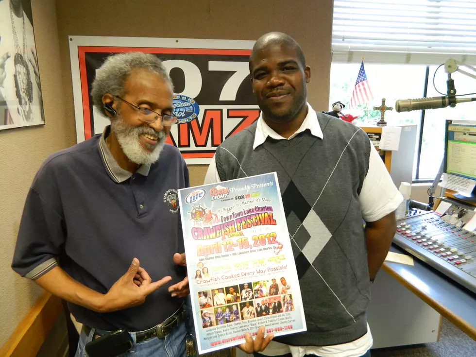 107 Jamz Talking With Lawrence Morrow About The Crawfish Festival [Audio]
