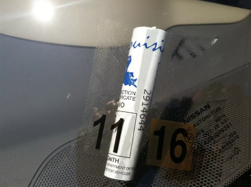 Inspection Stickers In Lake Charles Are Still Not Sticking Like Before [VIDEO , PHOTO]