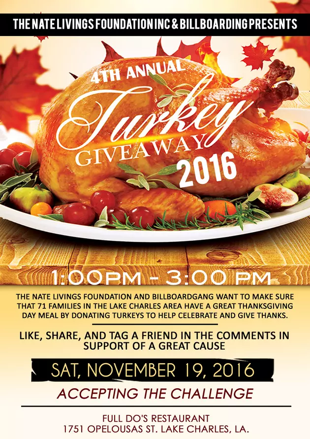 Turkey Giveaway With The Nate Livings Foundation And Billboard Gang [PHOTO]