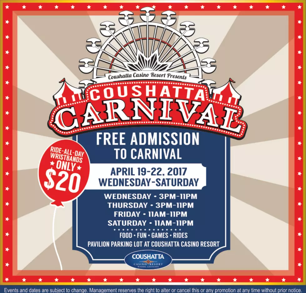 Win Tickets To The Coushatta Carnival This Weekend [PICTURE]