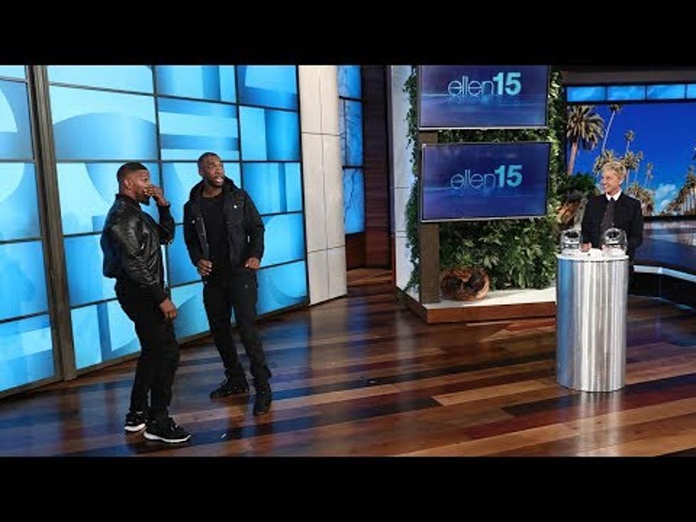 Jamie Foxx & Jay Pharoah Impersonate Jay-Z, Kanye West, Pharrell, & More with Ellen