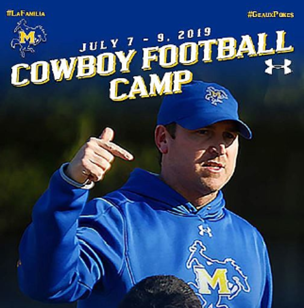 McNeese Youth And High School Football Camp Starts In July