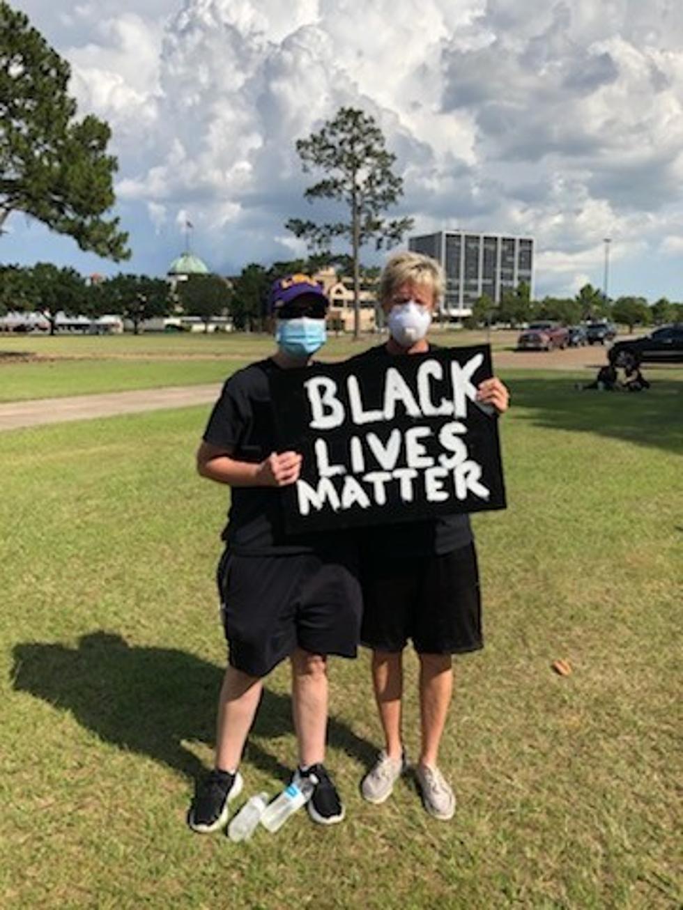 Unity Peaceful Protest Walk Held in Lake Charles Yesterday