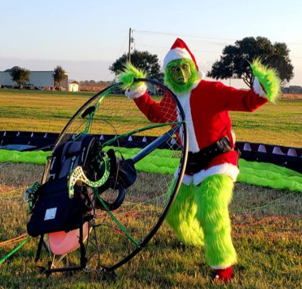 Who Dat? Grinch Flies Through The Skies Of SWLA