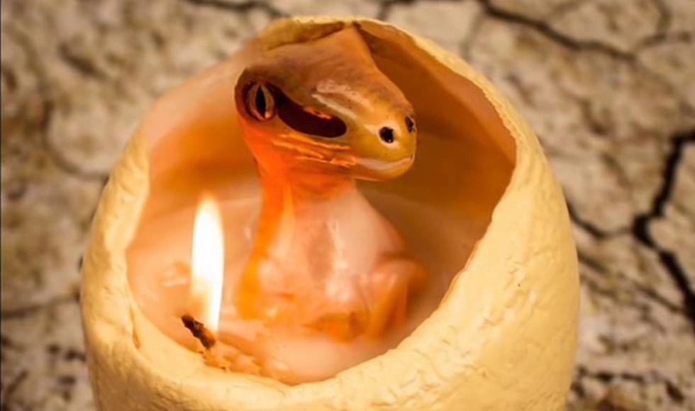 All I Want for Christmas is This Dinosaur Egg Candle [PHOTO]